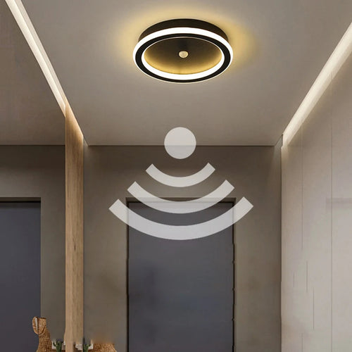 plafonnier led à induction avec capteur de mouvement pour intérieur