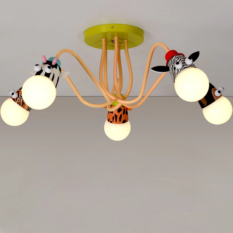 lustre animal pour chambre enfant et salle à manger