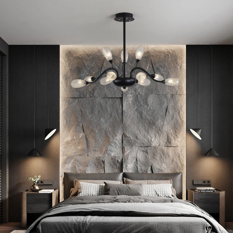 plafonnier led suspendu design moderne luminaire décoratif d'intérieur