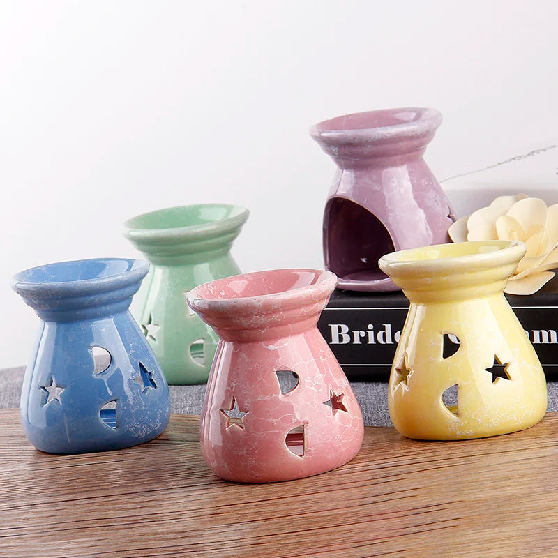 bougie aromathérapie brûleur dhuile essentielle pour détente et décoration