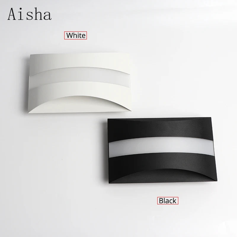10W LED Wall Lamp Wrought Iron Wall Light Indoor Corridor Staircase Living Room Bedroom Bedside Decorative Lighting
