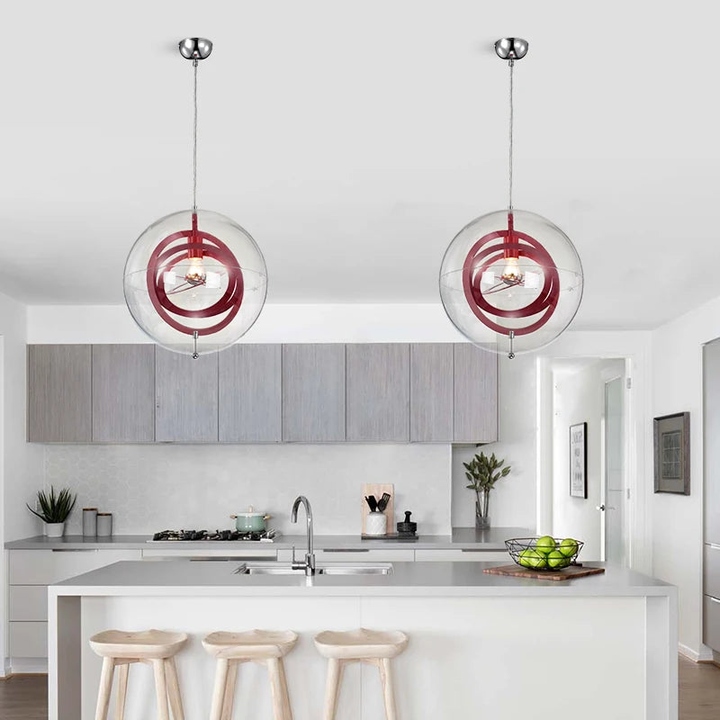 lustre étoile en verre design nordique personnalisé pour intérieur moderne