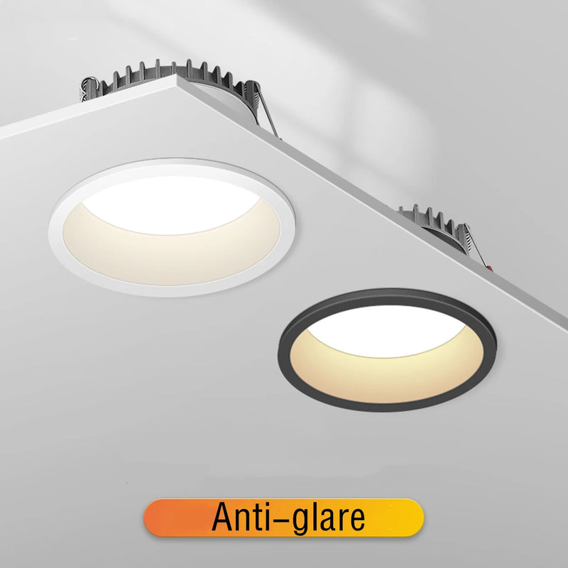 encastré led spot anti-éblouissement aluminium projecteur à intensité variable
