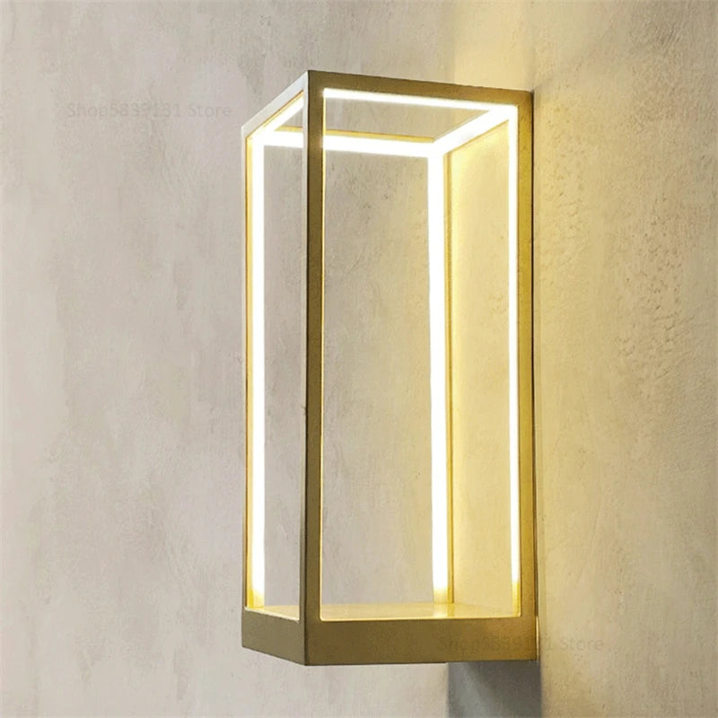 applique murale led moderne cube créatif décoration murale