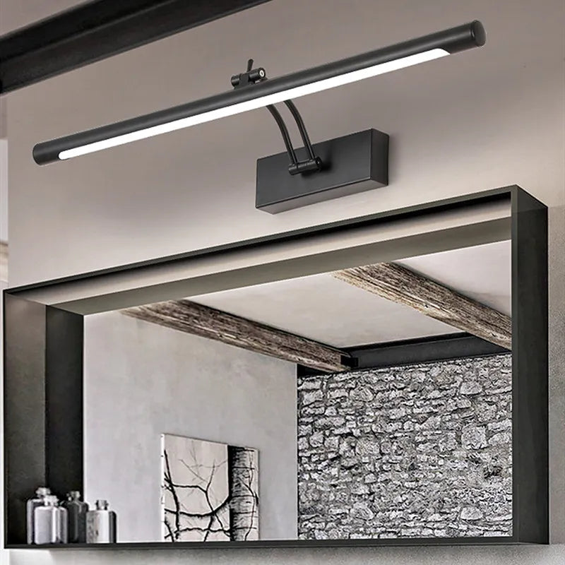Applique murale miroir moderne bain étanche dimmable