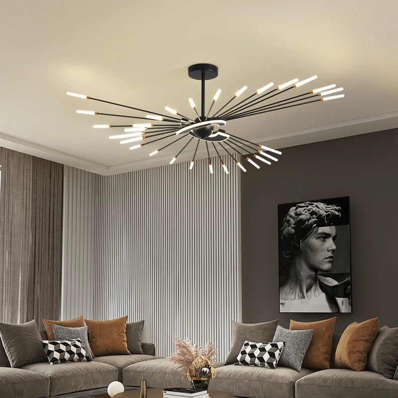 lampe de salon moderne atmosphérique minimaliste nordique
