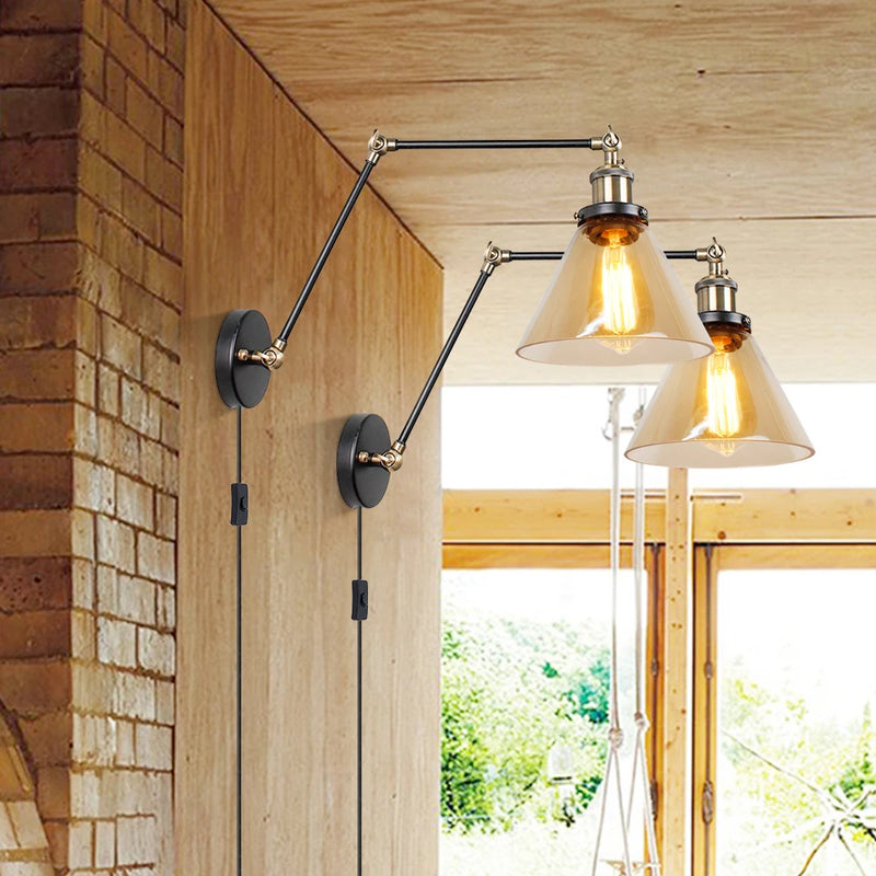 Appliques murales nordiques à Long pôle