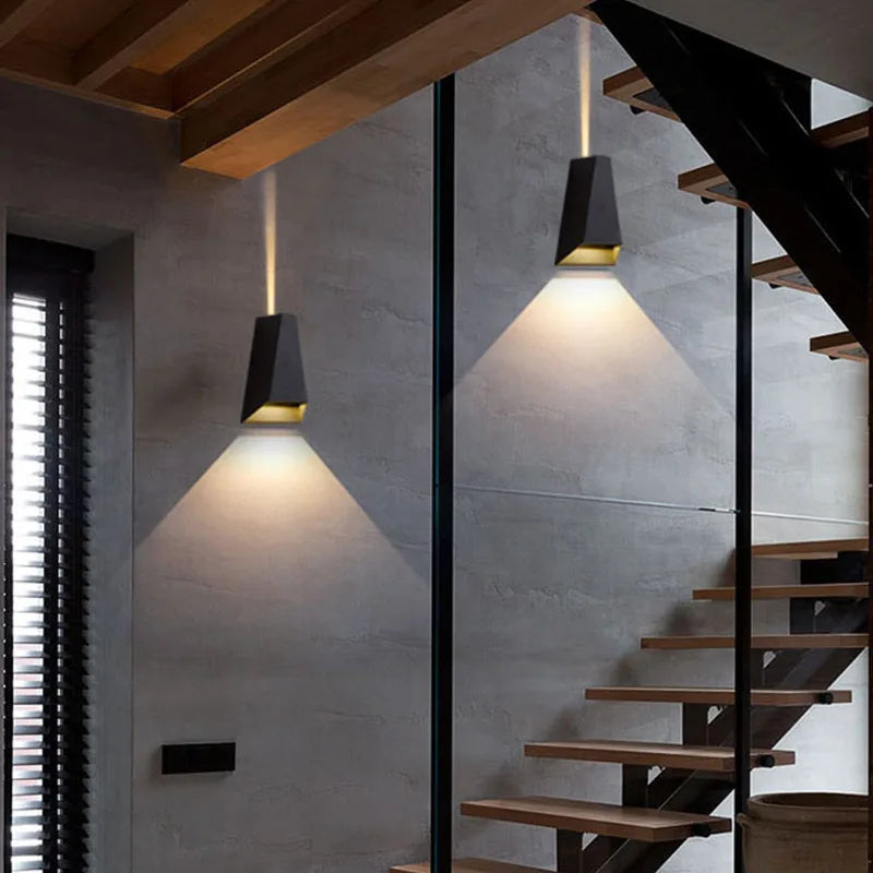 Appliques murales extérieures escalier balcon maison jardin porche allée porte d'entrée porte de garage porche terrasse Applique murale étanche