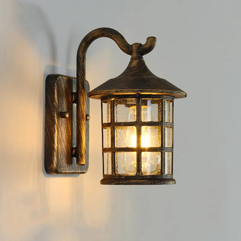 Applique extérieure étanche pays américain rétro allée balcon lampe jardin chevet Style européen extérieur pluie applique murale
