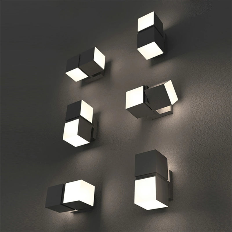 applique murale led étanche moderne pour extérieur décoratif paysage jardin allée