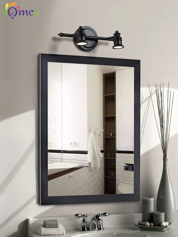 (Ampoules gratuites) Applique murale Led américaines pour miroir de salle de bains