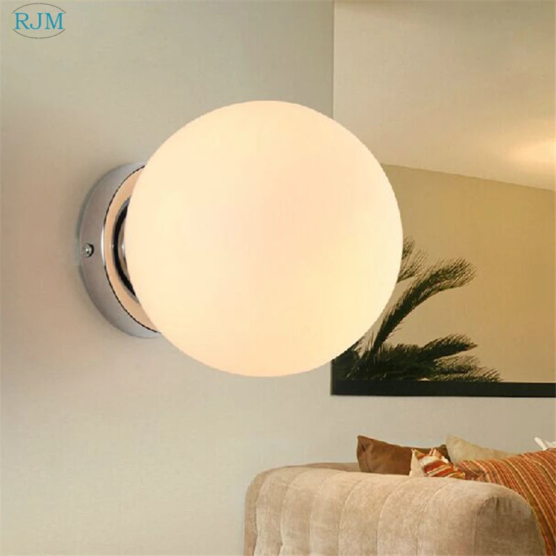 plafonnier moderne verre fer éclairage allée