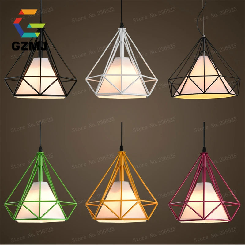 suspension vintage loft industriel style campagnard américain