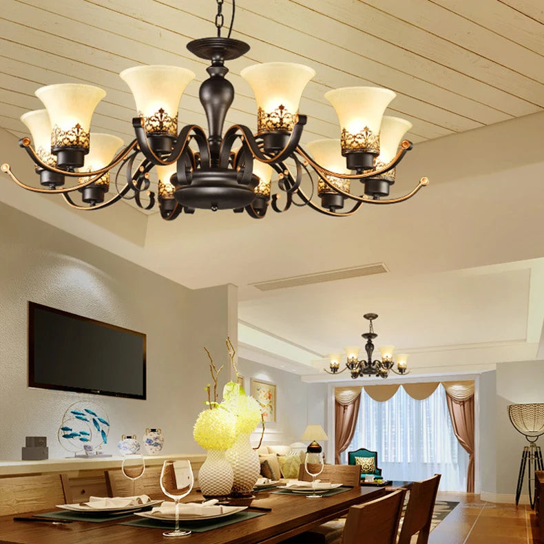 lustre de luxe moderne pour hôtel luminaire suspendu
