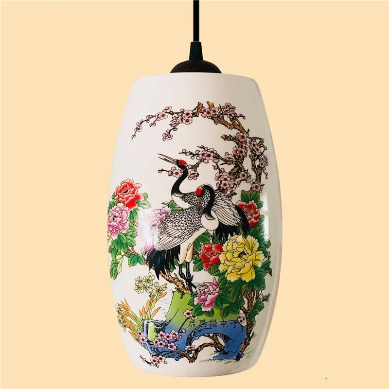 Suspension chinoise en céramique