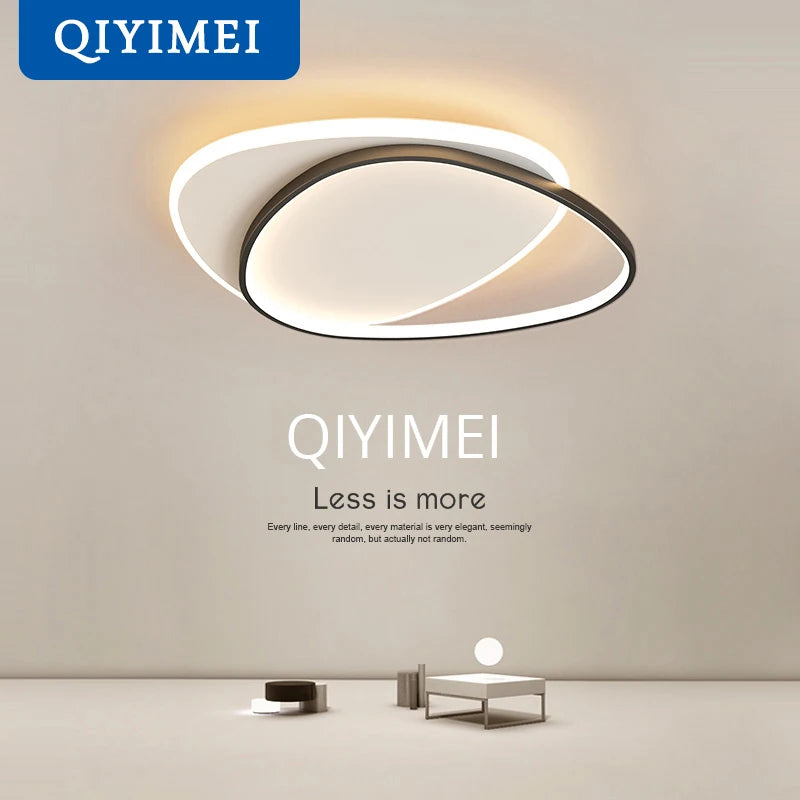 lustre moderne à leds pour intérieur rond luminaria lampara