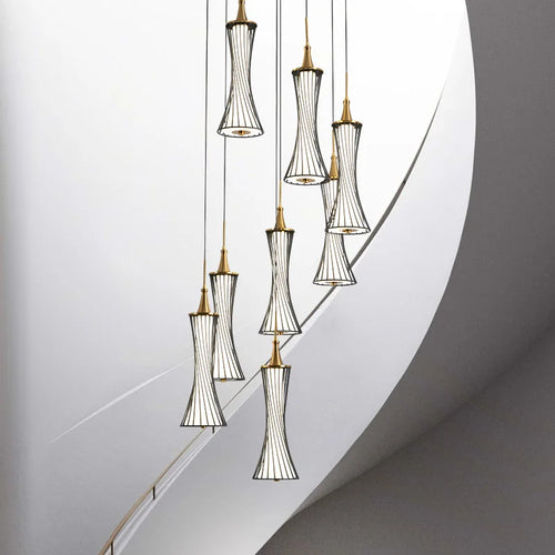 lustre moderne led en cristal pour décoration maison