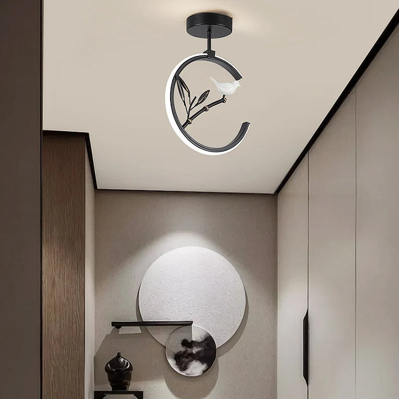 Suspension LED lumière moderne simple