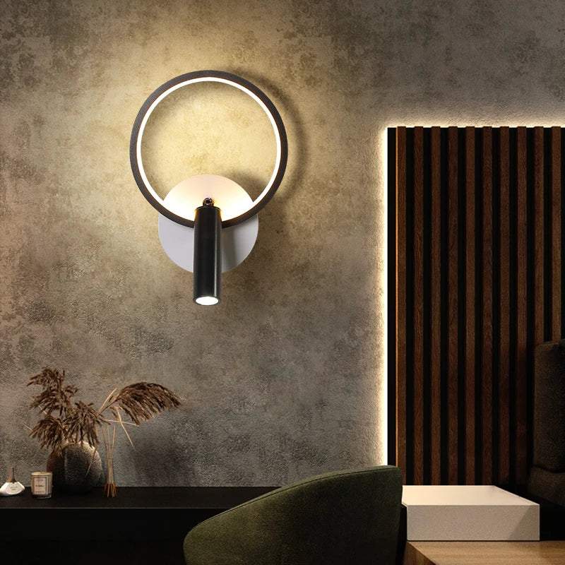 applique murale de luxe ronde moderne minimaliste pour maison