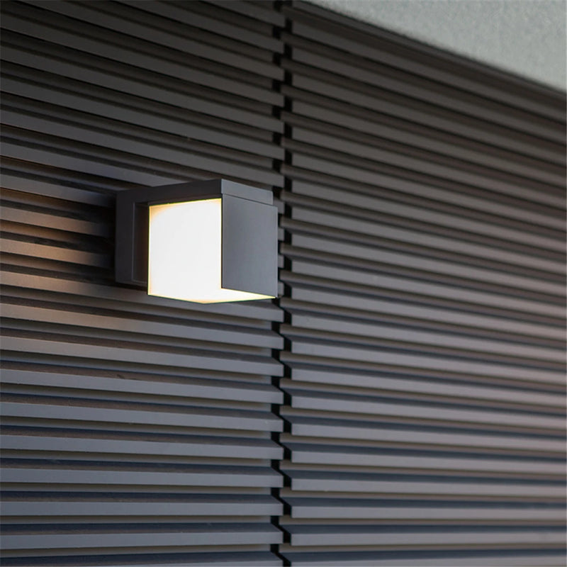 applique murale led étanche moderne pour extérieur décoratif paysage jardin allée