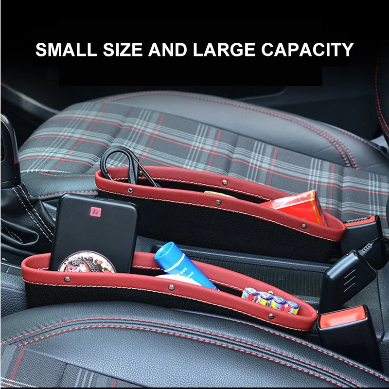 organisateur de voiture multifonctionnel avec porte-gobelet et rangement
