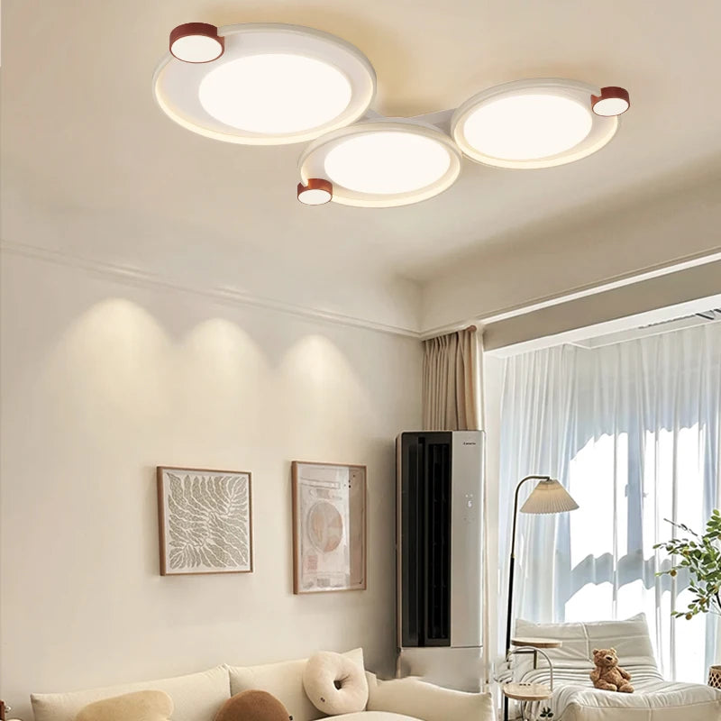 Plafonniers carrés ronds simples chambre LED éclairage intérieur moderne couloir nordique étude cuisine salle à manger lumière
