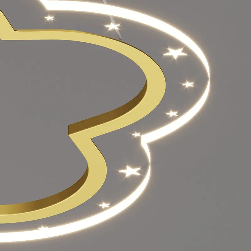 LED moderne créatif étoile suspension lumières enfants chambre lustre chambre salle d'étude maison dessin animé chambre d'enfants luminaires
