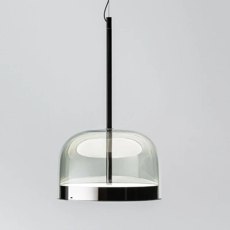 suspension en verre design nordique led moderne
