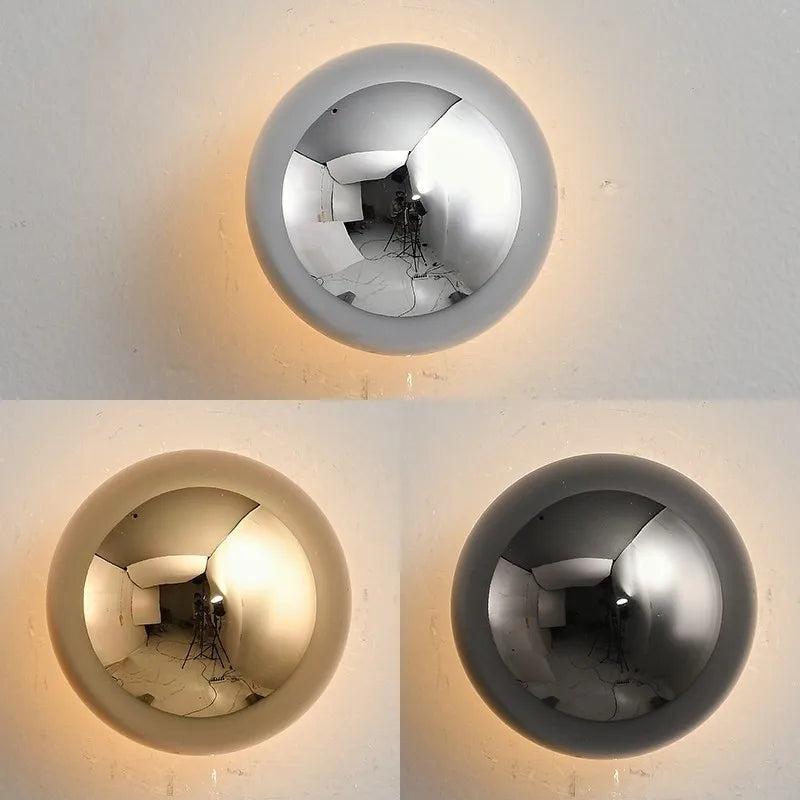 applique murale led nordique en fer et acrylique décorative moderne