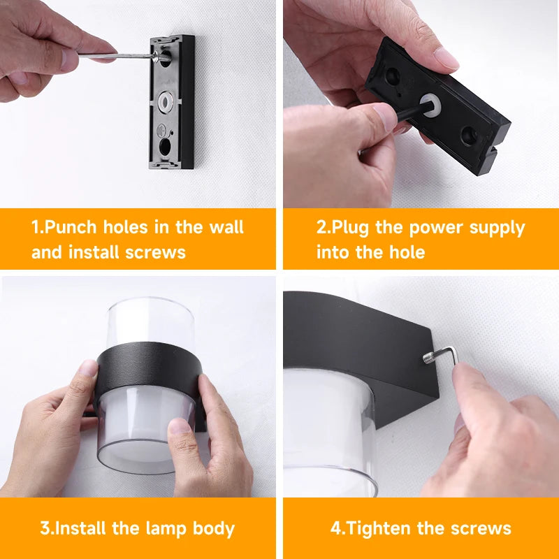 applique murale décorative extérieure pour jardin et garage