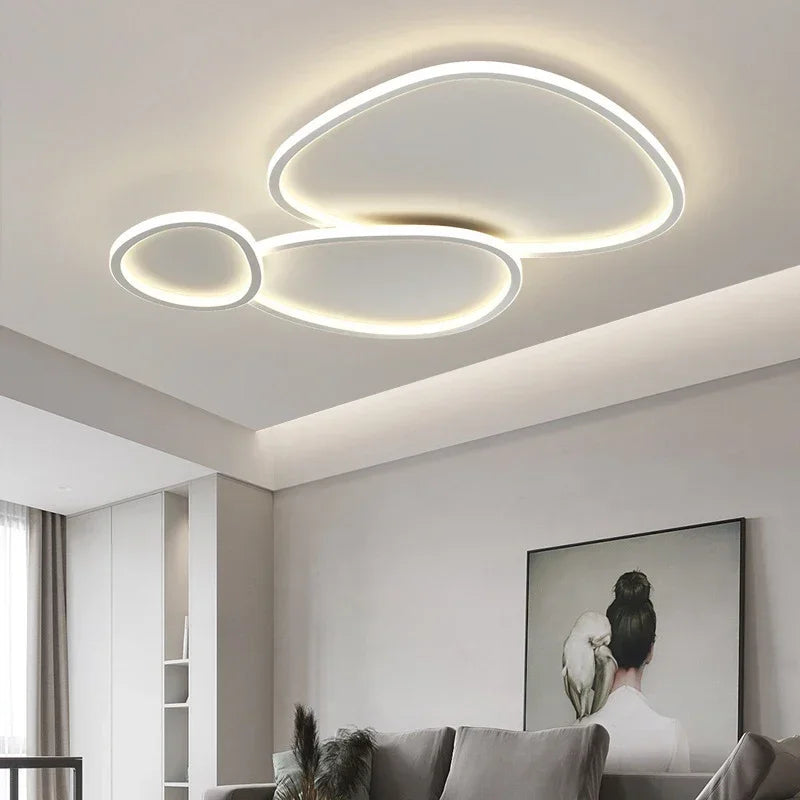 plafonnier nordic led rond pour décoration intérieure luminaire