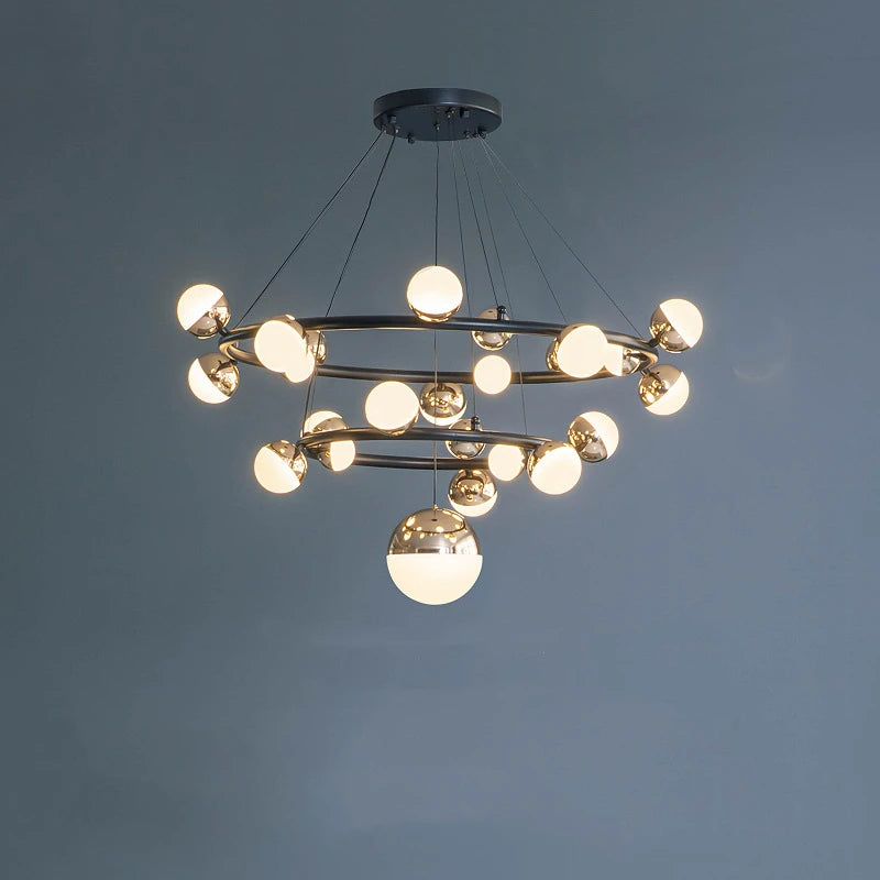 suspension led design moderne cordon réglable créative