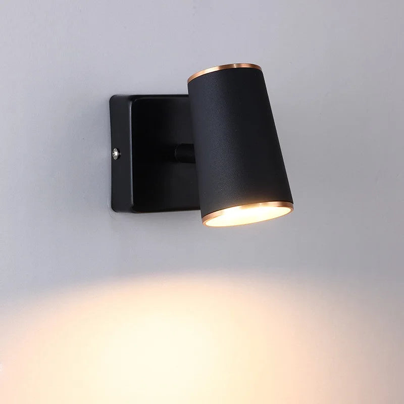 applique murale led moderne nordique rotation 350° pour décoration maison