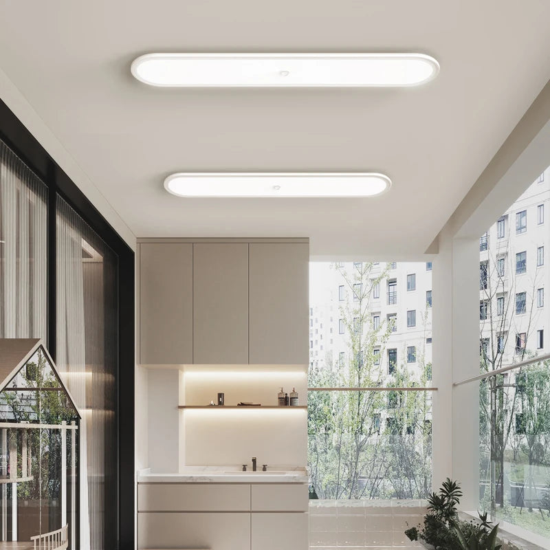 plafonnier led ultra-mince avec capteur de corps humain