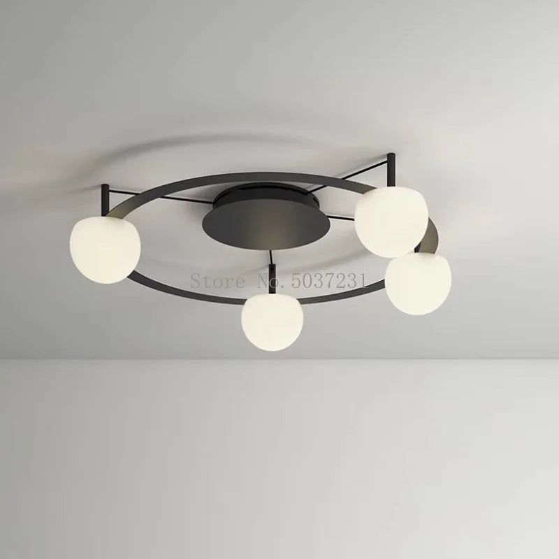 plafonnier led suspendu design nordique moderne minimaliste éclairage artistique