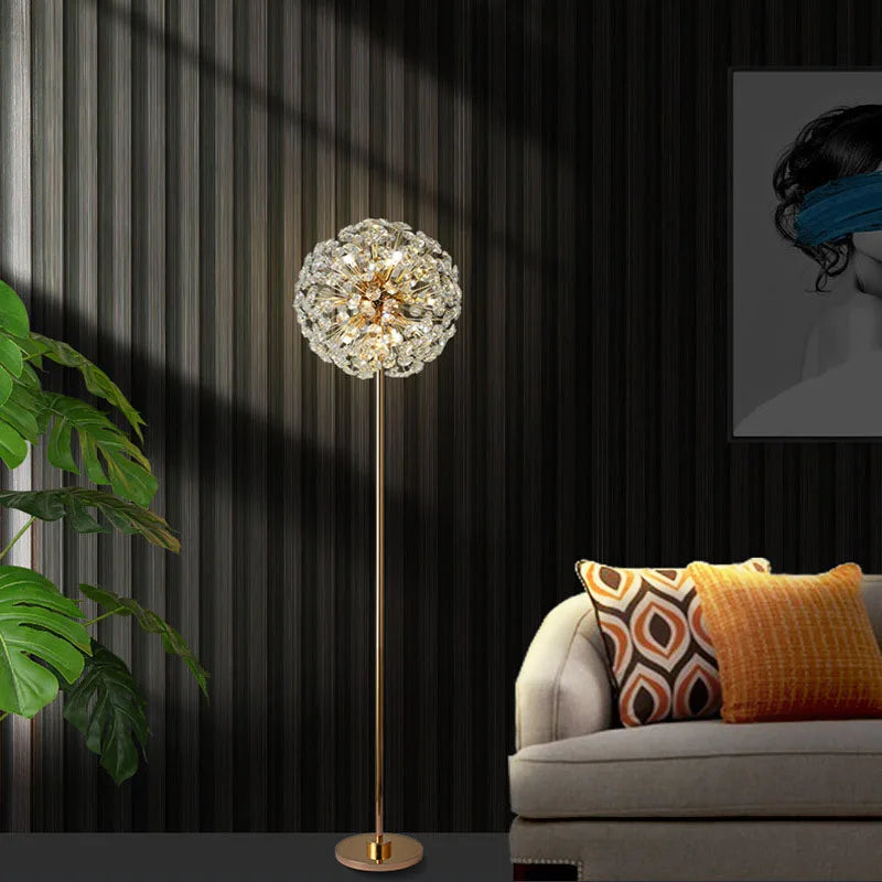 lampadaire pissenlit led pour décoration intérieure moderne