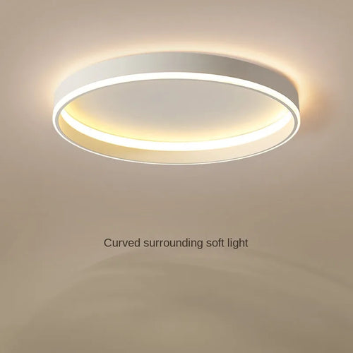 plafonnier led rond nordique minimaliste à intensité réglable décoratif