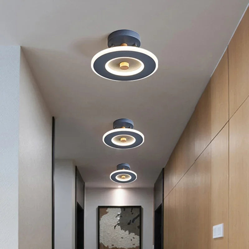 plafonnier moderne nordique led interchangeable pour intérieur élégant