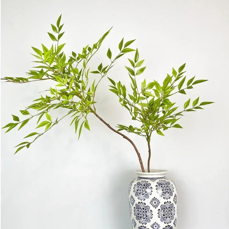 grande plante artificielle en bambou pour décoration intérieure et extérieure