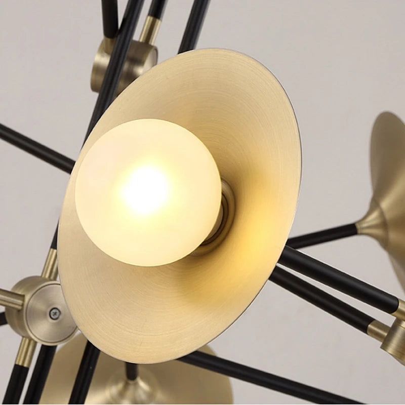 lustre nordique art minimaliste pour restaurant et hôtel