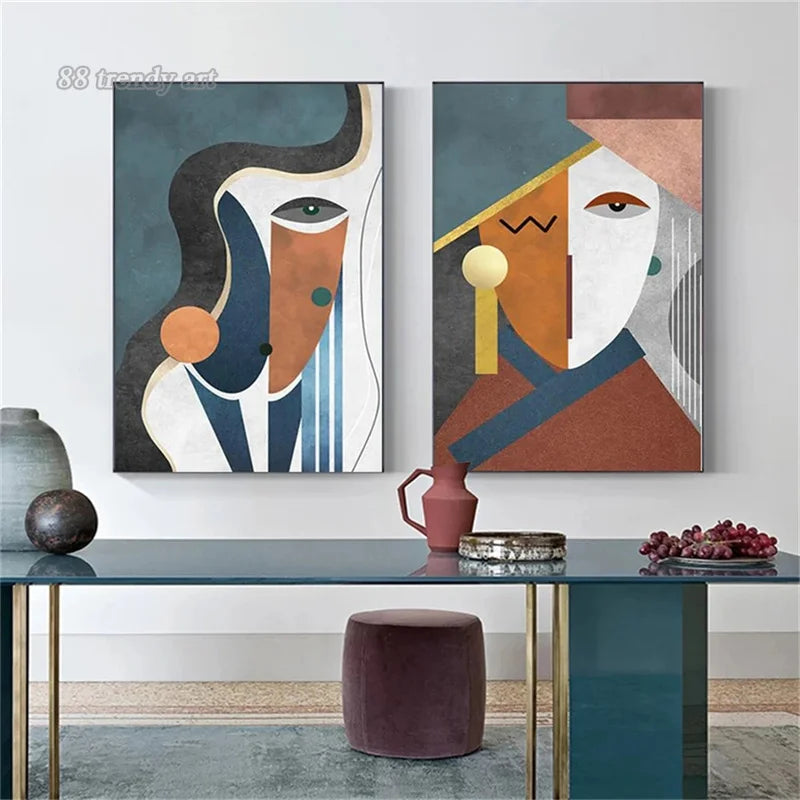 peintures abstraites modernes pour décoration artistique intérieure