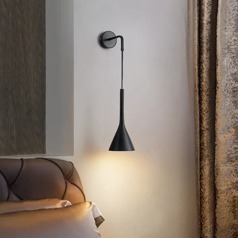 Applique murale LED E27 au design nordique moderne
