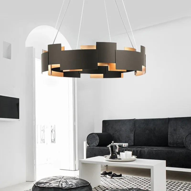 lampe suspendue en métal avec cordon réglable