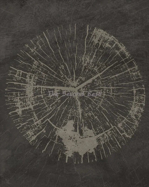 affiches abstraites sur les anneaux des arbres décorations murales artistiques