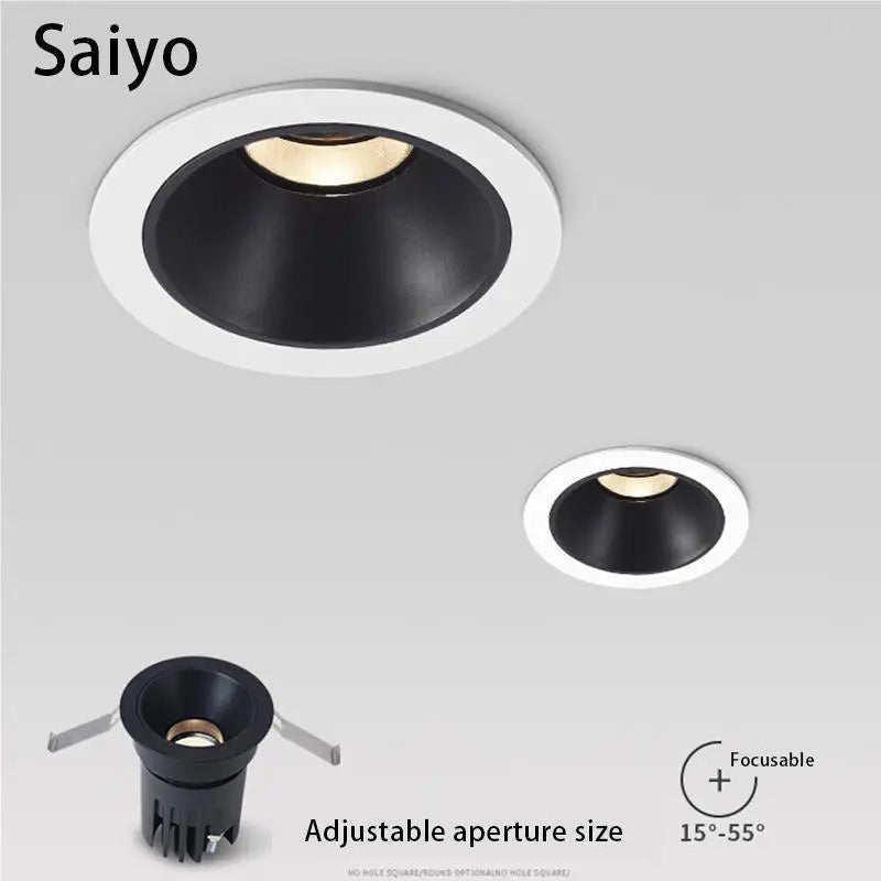 projecteurs led encastré spot foco lampe en aluminium