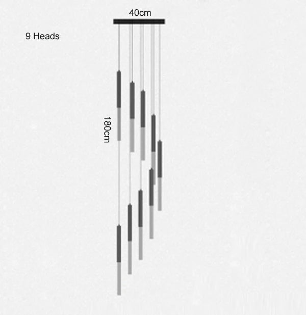 suspension en cristal lustre LED pour éclairage décoratif intérieur