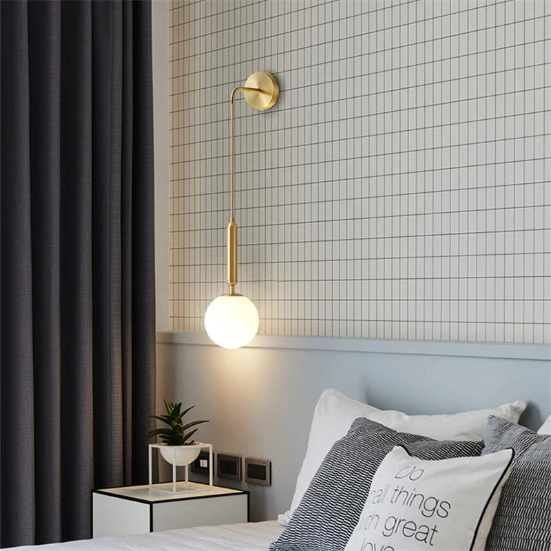 applique murale led moderne simple style nordique décoratif luxe