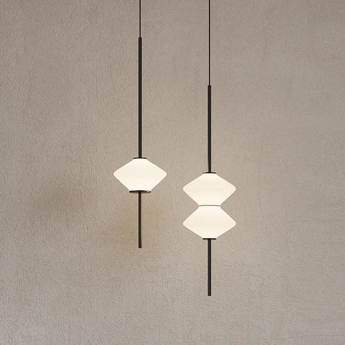 lampe led suspendue en verre moderne avec fil métallique réglable