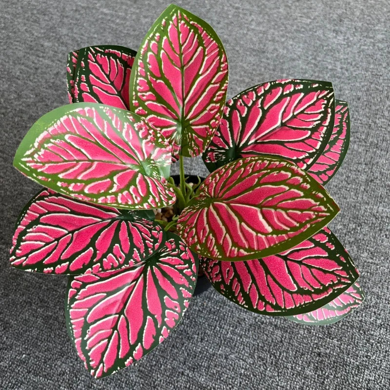 feuilles de phénix artificielles décoration verte en plastique