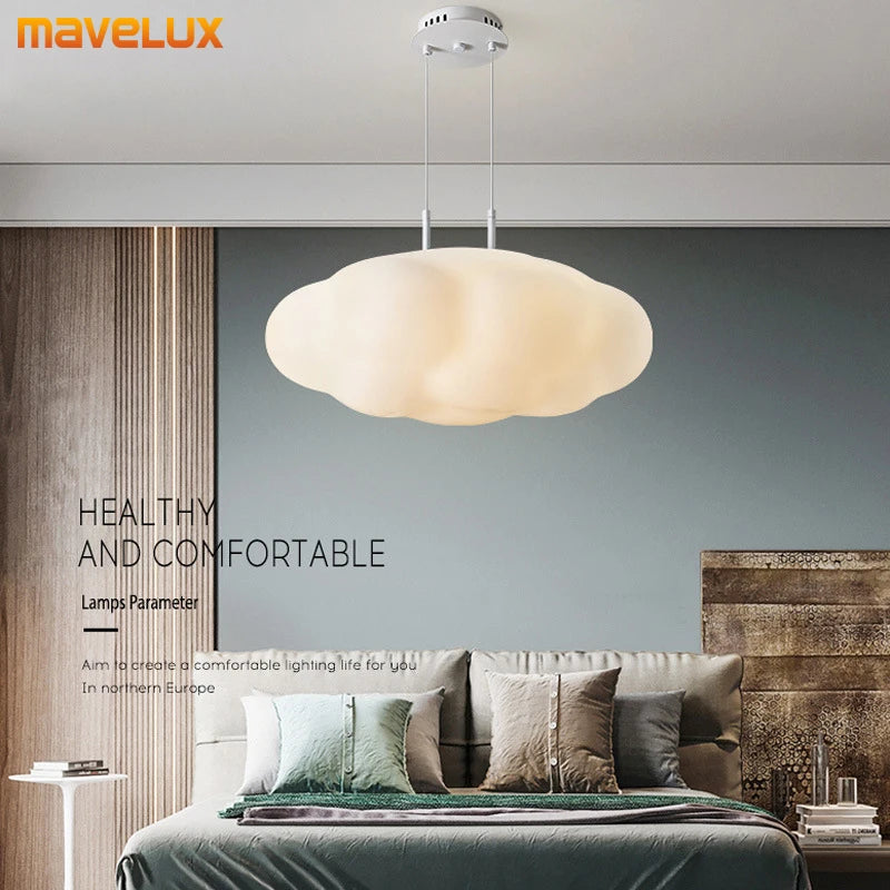 Lustre Nuages Blanc LED Lustre Pour Salle À Manger Chambre D'enfant Hall Créative Décorative Éclairage Quotidien